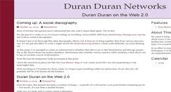 Desktop Screenshot of duran-duran.net